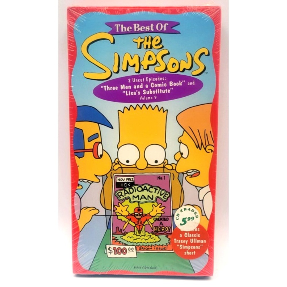 The Best‎ of the Simpsons VOLUME 9 (VHS, 1998) FACTORY SEALED NEW